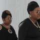 Lynnette Hardaway and Rochelle Richardson, also known as Diamond and Silk respectively, arrive to testify before the House Judiciary Committee at the Rayburn House Office Building on Capitol Hill in Washington, D.C., on April 26, 2018.